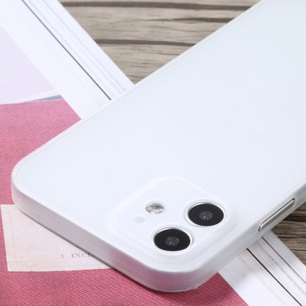 Camera Precision Hole PP Protective Case For iPhone 12(White)-garmade.com