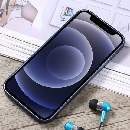 Carbon Fiber Texture PP Protective Case For iPhone 12 mini(Blue)-garmade.com