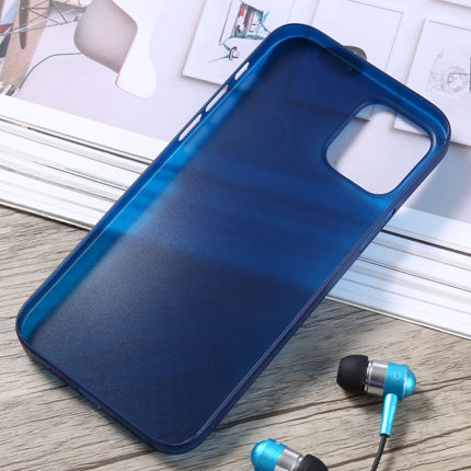 Carbon Fiber Texture PP Protective Case For iPhone 12 Pro Max(Blue)-garmade.com