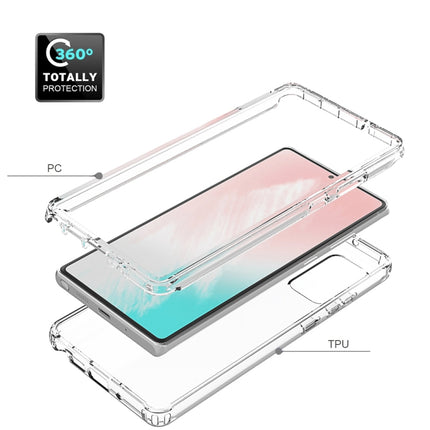 For Samsung Galaxy Note20 Shockproof High Transparency PC+TPU Candy Colors Protective Case-garmade.com