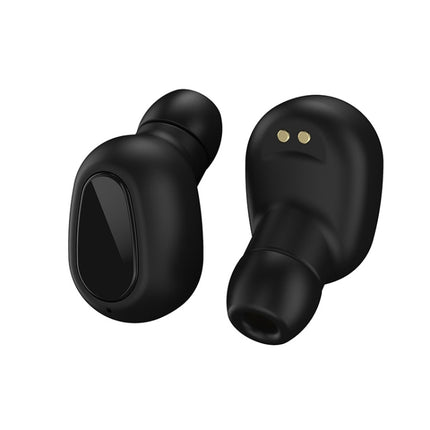 L21 Pro IPX7 Waterproof Wireless Bluetooth Earphone with Charging Box & Digital Display, Support Siri & Call(Black)-garmade.com