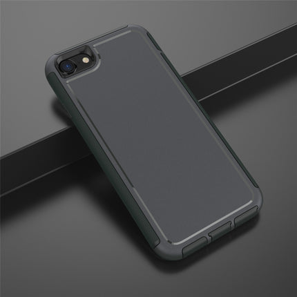360 All-inclusive Shockproof Precise Hole PC + TPU Protective Case For iPhone SE 2020 / 8 / 7(Grey)-garmade.com
