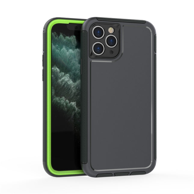 360 All-inclusive Shockproof Precise Hole PC + TPU Protective Case For iPhone 11 Pro(Grey)-garmade.com