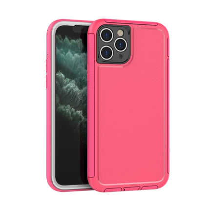 360 All-inclusive Shockproof Precise Hole PC + TPU Protective Case For iPhone 11 Pro(Rose Red)-garmade.com