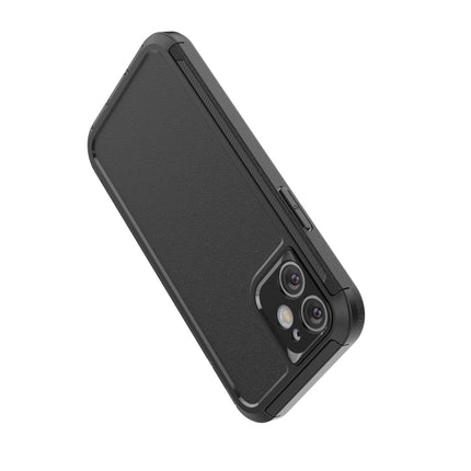 360 All-inclusive Shockproof Precise Hole PC + TPU Protective Case For iPhone 12 mini(Grey)-garmade.com