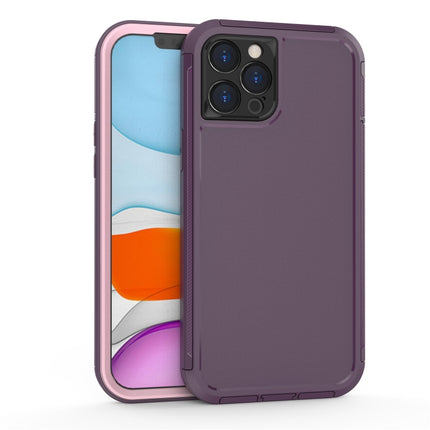 360 All-inclusive Shockproof Precise Hole PC + TPU Protective Case For iPhone 12 Pro(Purple)-garmade.com