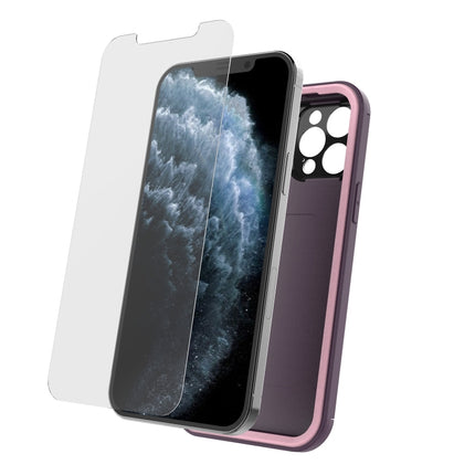 360 All-inclusive Shockproof Precise Hole PC + TPU Protective Case For iPhone 12 Pro(Purple)-garmade.com