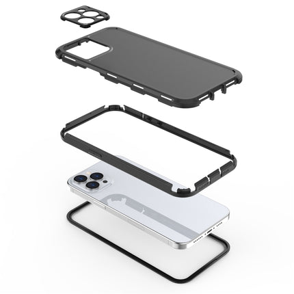 360 All-inclusive Shockproof Precise Hole PC + TPU Protective Case For iPhone 12 Pro(Purple)-garmade.com