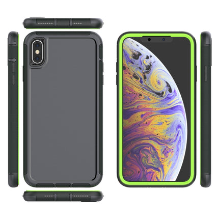 360 All-inclusive Shockproof Precise Hole PC + TPU Protective Case For iPhone XS / X(Grey)-garmade.com