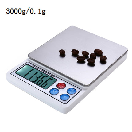 XY-8006 2.2 inch Display High Precision Electronic Scale (0.1g~3000g), Excluding Batteries-garmade.com