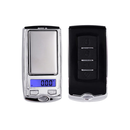 ATP136 Portable Car Keys Shape Mini High Precision Electronic Diamond Gold Jewelry Scale (0.01g~100g), Excluding Batteries-garmade.com