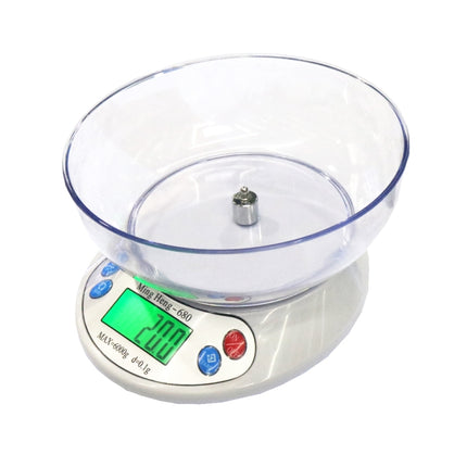 MH-680 6000g x 0.1g 2.2 inch LCD Digital Electronic Kitchen Scale-garmade.com