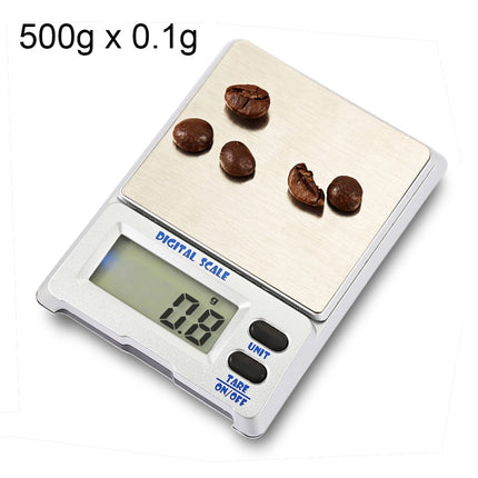 M-18 500g x 0.1g High Accuracy Digital Electronic Jewelry Scale Balance Device with 1.5 inch LCD Screen-garmade.com