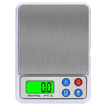 MH-555 6Kg x 0.1g High Accuracy Digital Electronic Portable Kitchen Scale Balance Device with 2.2 inch LCD Screen-garmade.com