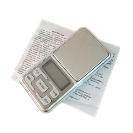 MH-100 500g x 0.1g High Accuracy Digital Electronic Portable Mini Pocket Scale Mobile Phone Weighing Scale Balance Device with 1.6 inch LCD Screen-garmade.com