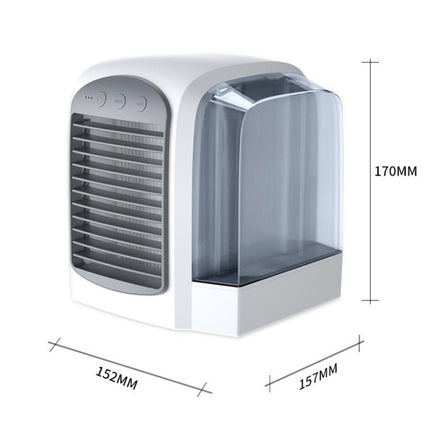 WT-F10 Portable European Style Water-cooled Fan (Grey)-garmade.com