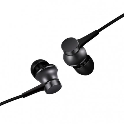 Original Xiaomi Mi In-Ear Headphones Basic Earphone with Wire Control + Mic, Support Answering and Rejecting Call(Black)-garmade.com