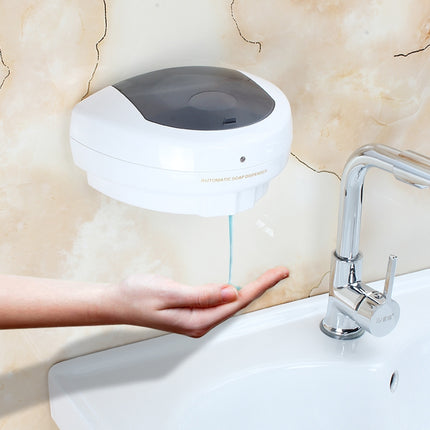 500ml Wall-mounted Plastic Automatic Induction Foam Soap Dispenser-garmade.com
