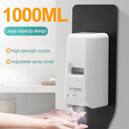 1000ml Wall-mounted Touchless Automatic Infrared Sensor Alcohol Liquid Spray Sanitizer Sterilization Dispenser-garmade.com