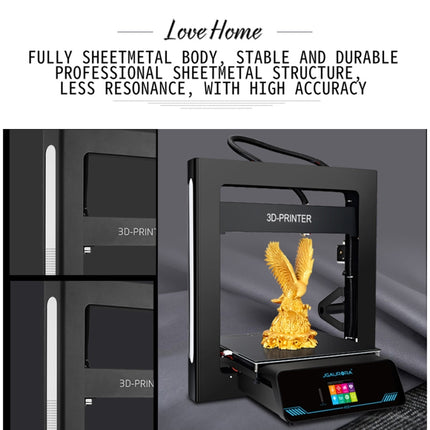 JGAURORA A5S Desktop High Precision Metal Plate Frame Three-Dimensional Physical 3D Printer-garmade.com