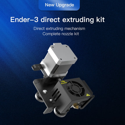 Creality Ender-3 Direct Extruding Mechanism Complete Extruder Nozzle Kit with Stepper Motor-garmade.com