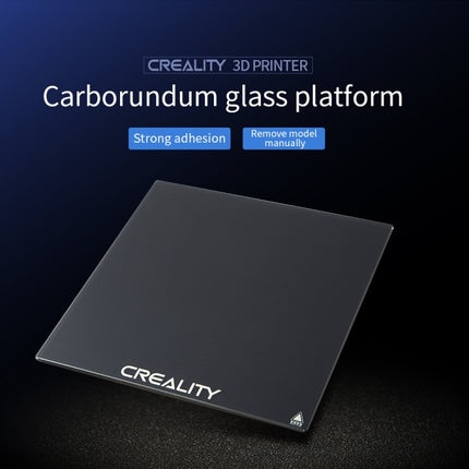 Creality Carborundum Glass Plate Platform Heated Bed Build Surface for Ender-3 3D Printer Part-garmade.com
