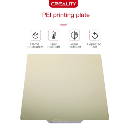 Creality PEI Priting Plate Double-sided PEI Spring Steel Sheet with Magnetic Base for Ender-3 3D Printer Part-garmade.com