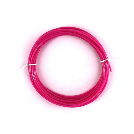 5m 1.75mm Low Temperature PCL Cable 3D Printing Pen Consumables(Fluorescent Rose Red)-garmade.com