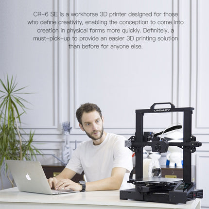 CREALITY CR-6 SE 350W Intelligent Leveling-free DIY 3D Printer, Print Size : 23.5 x 23.5 x 25cm, US Plug-garmade.com