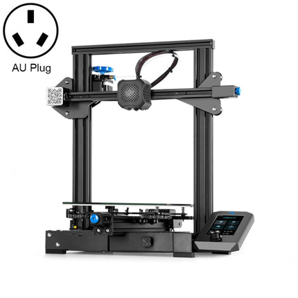CREALITY Ender-3 V2 Craborundom Glass Platform Ultra-silent DIY 3D Printer, Print Size : 22 x 22 x 25cm, AU Plug-garmade.com