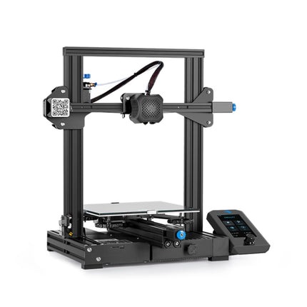 CREALITY Ender-3 V2 Craborundom Glass Platform Ultra-silent DIY 3D Printer, Print Size : 22 x 22 x 25cm, UK Plug-garmade.com