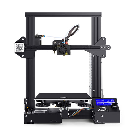 CREALITY Ender-3 POM Wheel V-guide Rail DIY 3D Printer, Print Size : 22 x 22 x 25cm, US Plug-garmade.com
