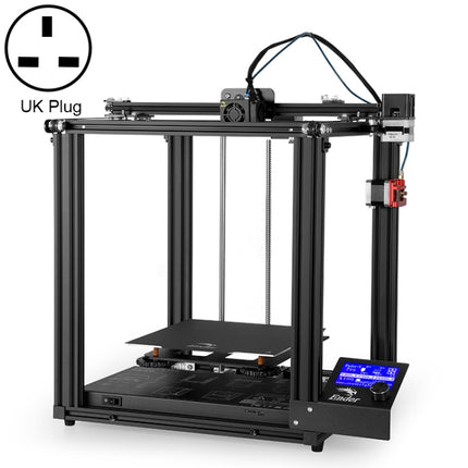 CREALITY Ender-5 Pro Silent Mainboard Double Y-axis DIY 3D Printer, Print Size : 22 x 22 x 30cm, UK Plug-garmade.com