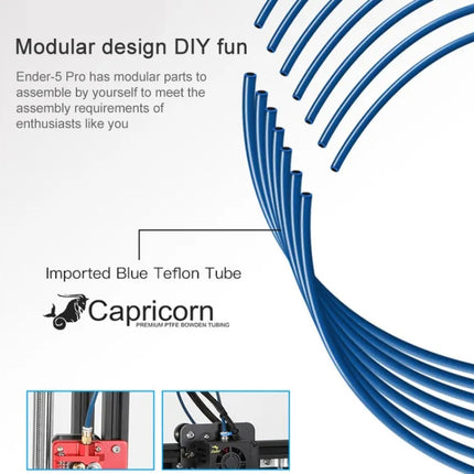 CREALITY Ender-5 Pro Silent Mainboard Double Y-axis DIY 3D Printer, Print Size : 22 x 22 x 30cm, AU Plug-garmade.com