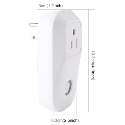 Sonoff S20 WiFi Smart Power Plug Socket Wireless Remote Control Timer Power Switch, Compatible with Alexa and Google Home, Support iOS and Android, US Plug-garmade.com