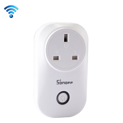 Sonoff S20-UK WiFi Smart Power Plug Socket Wireless Remote Control Timer Power Switch, Compatible with Alexa and Google Home, Support iOS and Android, UK Plug-garmade.com