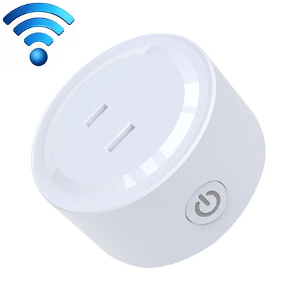 10A Round Shape WiFi Mini Plug APP Remote Control Timer Smart Socket, Support Alexa & Google Home, AC 100-240V, JP / US Plug-garmade.com