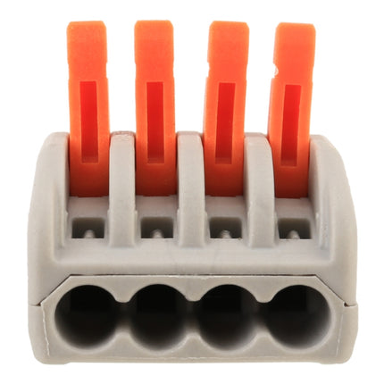 10 PCS 4 Port PCT Series Architectural Wiring Connector LED Lamp Conductor Distributor Junction Box Wire Joint-garmade.com