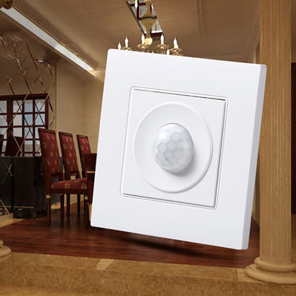 86 Type Energy Saving Lamp Infrared Light Control Induction Delay Wall-mounted Switch-garmade.com