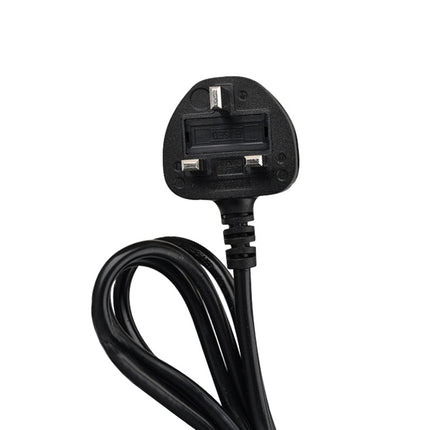 Charging Plug-in Wiring Board Creative Rotary Towline Board 13A Deformed Socket with USB, UK Plug, 5-Bit Socket(Black)-garmade.com