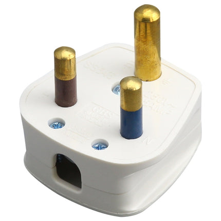 Three Pin Cylinder 15A Power Plug, UK Plug-garmade.com