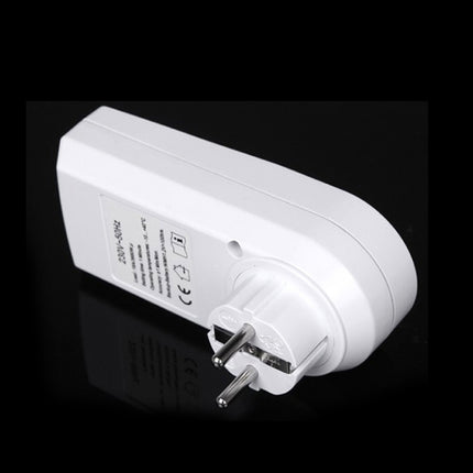 AC 230V Smart Home Plug-in LCD Display Clock Summer Time Function 12/24 Hours Changeable Timer Switch Socket, EU Plug-garmade.com