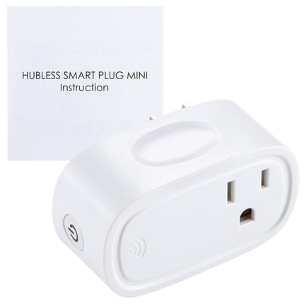 JH-G09U 15A 2.4GHz WiFi Control Hubless Smart Home Power Socket Works with Alexa & Google Home, AC 100-240V, US Plug (White)-garmade.com
