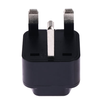 Portable Universal Socket to UK Plug Power Adapter Travel Charger (Black)-garmade.com