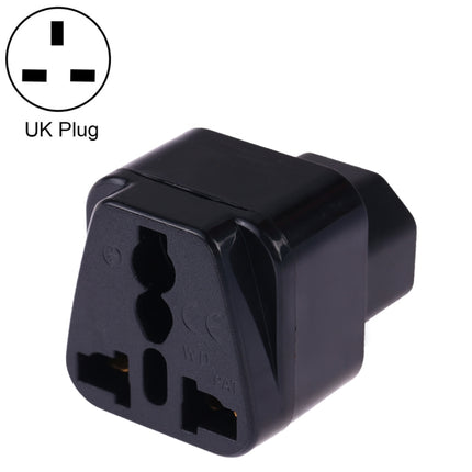 Portable Universal Socket to C14 Male Plug UPS PDU APC Computer Server Power Adapter Travel Charger (Black)-garmade.com