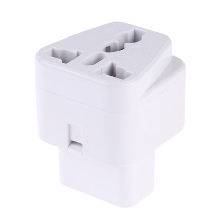 Portable Universal Socket to C14 Male Plug UPS PDU APC Computer Server Power Adapter Travel Charger (White)-garmade.com