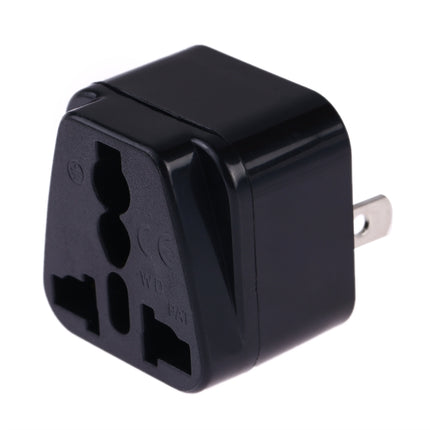 Portable Universal Socket to US Plug Power Adapter Travel Charger (Black)-garmade.com