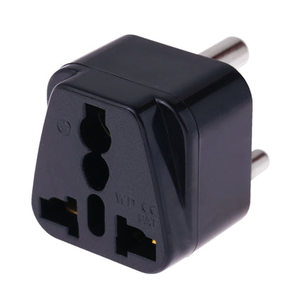 Portable Universal Socket to (Small) South Africa Plug Power Adapter Travel Charger (Black)-garmade.com