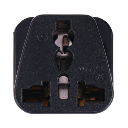 Portable Universal Socket to (Small) South Africa Plug Power Adapter Travel Charger (Black)-garmade.com