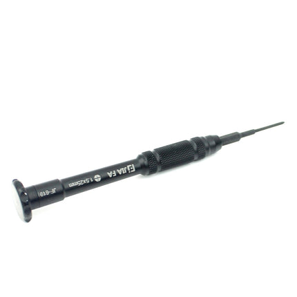 JIAFA JF-619-1.5 Cross 1.5 x 25mm Mobile Phone Repair Tool Screwdriver(Black)-garmade.com